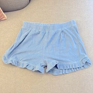 Jcrew Crewcuts Girls Ruffle Hem Terry Shorts